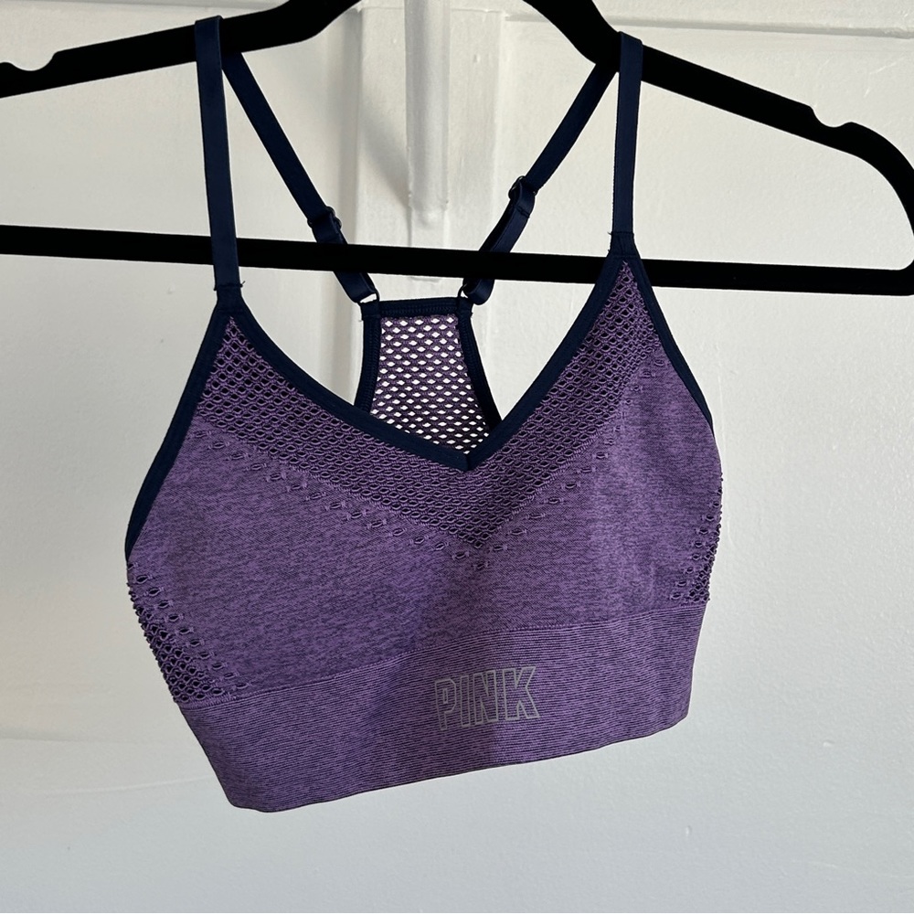 Victoria Secret Pink Seamless Lightly Lined Low Impact Sports Bra XSmall